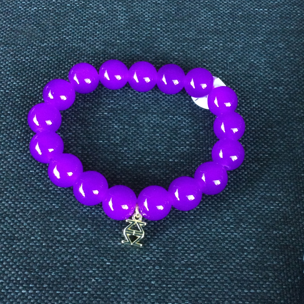 Zenzii ‘Layla’ Glass Bead Stretch Bracelet